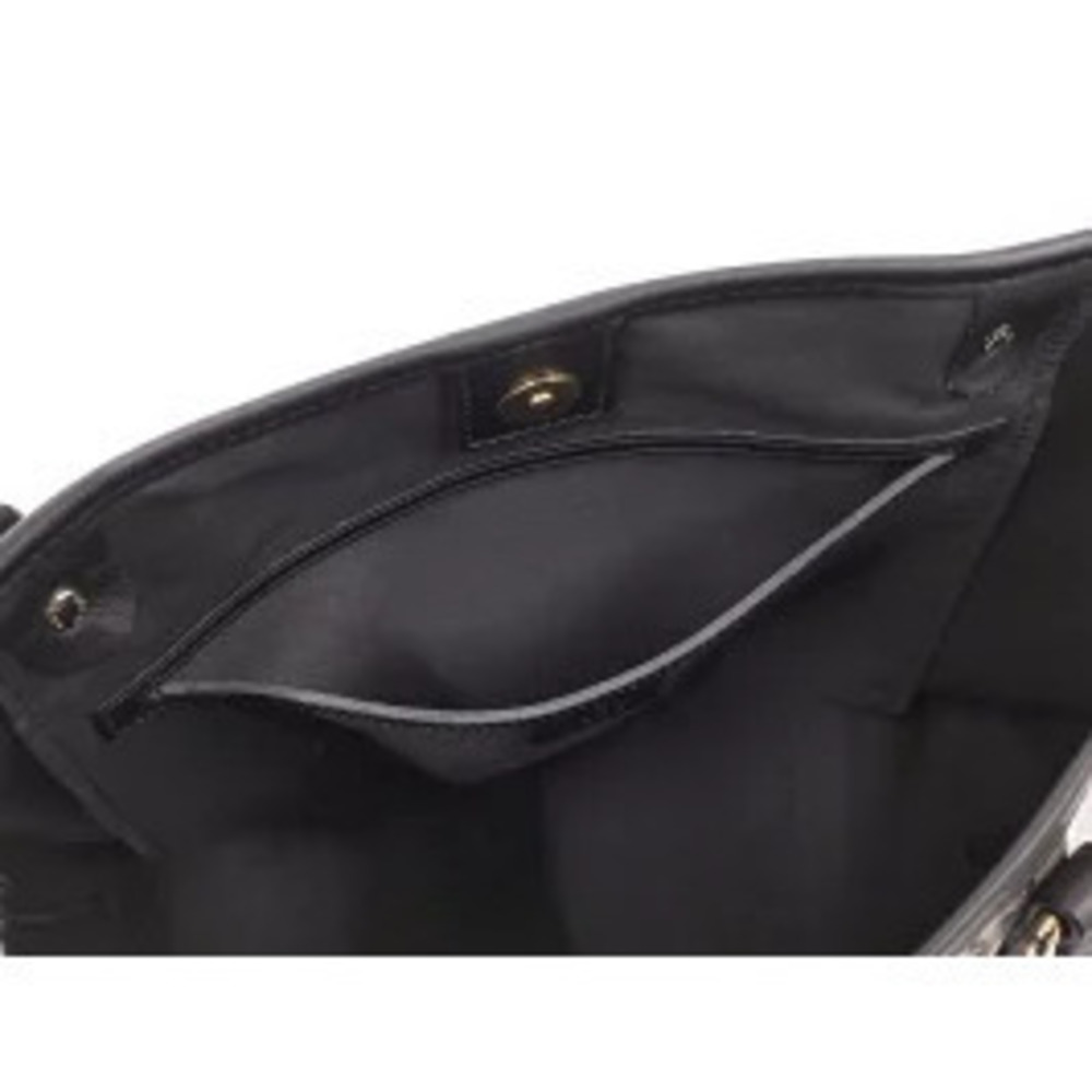 GUCCI Tote Bag Shoulder GG Crystal Black - Picture 8 of 9
